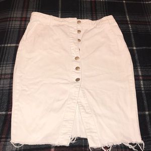 White skirt